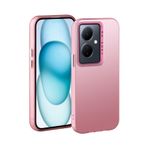 XINYEXIN Vivo V29 Lite 5G Telefon Kılıfı Ultra İnce Kılıf - Mat Kaplama Çizilmez Darbeye Dayanıklı Tampon Kılıfı - Pembe