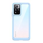 XINYEXIN Xiaomi Redmi Note 11 Pro Plus 5G (11 Pro+ 5G) için koruyucu kılıf şeffaf darbeye dayanıklı çizilmez cep telefonu kılıfı, anti sarı silikon TPU kristal berraklığında kılıf - mavi