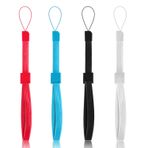 XiQiDianr 4 PCS Adjustable Wrist Strap, Multi-purpose wrist strap for wii remote, cell phone, MP3, digital camera (Black+White+Blue+Red)