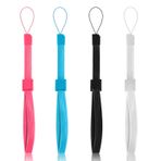 XiQiDianr 4 PCS Adjustable Wrist Strap, Multi-purpose wrist strap for wii remote, cell phone, MP3, digital camera(Black+White+Blue+Pink)