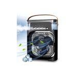 XİRA Işıklı Klima 600ml 5 Spreyli Vantilatör Buzlu Buharlı Mini Klima Mini Fan Buzlu Fan