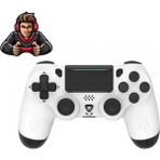 Xira Ps4 Uyumlu Kol Wireless Bt Kablosuz Oyun Kolu Joystick Tablet Telefon Pc Uyumlu Titreşimli Oyun Kolu - Beyaz