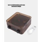 xirshop 3-Ü-1 Arada Bluetooth Hoparlör – Işıklı Saat ve Gece Lambası