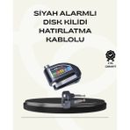 xirshop Çift Modlu 110DB Alarmlı Disk Kilidi Suya Dayanıklı
