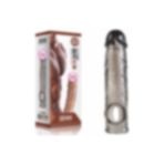 Xise 16 cm Zenci Penis Kılıfı Uzatmalı Prezervatif + 10 ml Lub