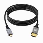 xiwai 8K Mikro HDMI 2.1 Ultra İnce HDTV Kablosu 2.0m, Tip-A - Tip-D 4K Hiper Süper Esnek İnce Kablo Kamera HDTV için