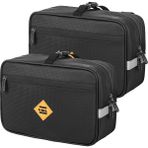 Xixi Shop Xixishop 2pack 45L Bisiklet Arka Raf Çantası Su Geçirmez Bisiklet Gidon Çantası (Yurt Dışından) - Siyah