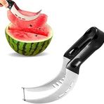 XiXiRan Karpuz Bıçağı, Meyve Kesici Paslanmaz Çelikten, Kavun Kesici Kanca Şekilli Kesici, Çok Fonksiyonlu Papaya Meyve Bıçağı, Ejderha Meyvesi, Kavun Kesici