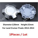 Xiyu Shop 1 Adet 2014-2016 Tarzı Toyota Land Cruiser Prad Tx Vx 4.0l Logolu Çiviler Için Alaşım Jant Merkezi Hub Cap Jant Kapakları (Yurt Dışından)