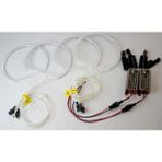Xiyu Shop 1 Takım Stili Araba-Styling Çift Renk Beyaz Sarı LED Halo Yüzükler Pamuk Işık Bmw E36 E38 E39 E46 M3 LED Smd Angel Eyes Lambası (Yurt Dışından)