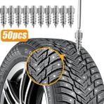Xiyu Shop 10 Adet Tarzı Kaymaz Araba Lastiği Saplamaları Vidalar Çiviler Evrensel Oto Motosiklet Bisikleti Kış Buz Önleyici Kar Dikenleri Lastik Kramponları (Yurt Dışından)