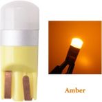 Xiyu Shop 12V Tarzı Kehribar 1x T10 LED W5W LED Kamyon Araba Motoru LED Smd Dome Gümrükleme Işığı Lisans Plaka Işığı Iç Okuma Lambası (Yurt Dışından) - araba sinyal ışığı - Renkli