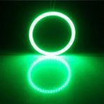 Xiyu Shop 140 mm Yeşil Stil Ysy Cob Angel Eyes Adet (1 Çift) Oto Halo Yüzükler Cob Angel Eye Araba Far Motosiklet Beyaz Sarı 12 V LED (Yurt Dışından)