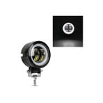 Xiyu Shop 1x Beyaz Halka Stili 1pairıv 24V 6500K 40W Su Geçirmez Kare LED Taşınabilir Spot Angel Eyes Işık Çubuğu Offroad Araba Tekne LED Çalışma Işığı (Yurt Dışından) - araba ışık çubuğu - Renkli