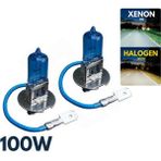 Xiyu Shop 2 Adet H3 LED Ampuller 100 W 12 V Beyaz Süper Parlak Yüksek Güç H3 Xenoocket Çalışan Işık Motosiklet Lambası Araba Için (Yurt Dışından) - araba ampulü