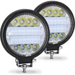 Xiyu Shop 2x 72W 24LED Stili 126W 42 LED LED Çalışma Işığı Spot Kare 12V 24V Drl Araba Işık Kamyon Suv 4WD 4x4 Tekne Atv Jeep Traktör Sis Işık 28MM (Yurt Dışından) - araba ışık çubuğu - Renkli