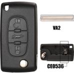 Xiyu Shop 3b2 CE0536 Va2 Stili Citroen Için Peugeot Citroeasso Için Jingyuqin Flip Uzaktan Araba Anahtarlık Kabuk (Yurt Dışından)