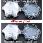 Xiyu Shop 4 Adet 2002-2009 Tarzı Toyota Land Cruiser Prad Tx Vx 4.0l Logolu Çiviler Için Alaşım Jant Merkezi Hub Cap Jant Kapakları (Yurt Dışından)