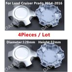 Xiyu Shop 4 Adet 2014-2016 Tarzı Toyota Land Cruiser Prad Tx Vx 4.0l Logolu Çiviler Için Alaşım Jant Merkezi Hub Cap Jant Kapakları (Yurt Dışından)