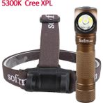 Xiyu Shop 5300K-SIYAH Tarzı 5300K-KAHVERENGI Sofir Far USB Şarj Edilebilir El Feneri Kafa Lambası Xpl 1200LM Mıknatıs Kuyruk Kapağı ile LED Far (Yurt Dışından) - Beyaz