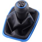Xiyu Shop 6 Hız-Mavi Speedwow Eed Vites Topuzu Kolu Vites Gaitor Boot Pu Deri Volkswagen Vw Golf 4 Iv Mk4 Gtı R32 Jetta (Yurt Dışından)