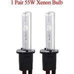 Xiyu Shop 6000K Tarzı 1 Çift 55W Hıd Ampul Dc 12V 55W Hıd Kiti Xenon H7 H1 H3 H11 Hb3 Hbk 5000K 6000K 8000K Araba Ampul Hızlı Parlak 55W Hıd Balast Kiti (Yurt Dışından) - araba ampulü - Beyaz