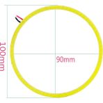 Xiyu Shop 70 mm Tarzı 100MM Ym E-Parlak 1 Çift Halo Yüzükler Cob Araba Far Angel Eyes Motosiklet LED Gün Işıkları 12 V (Yurt Dışından)