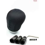 Xiyu Shop 7cm Siyah Evrensel Momo Deri Araba Vites Topuzu Citroen Için Renault Için Toyota At mt Kol Manuel Çubuk Kolu Kalem Pomo Gearshifter (Yurt Dışından)