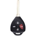 Xiyu Shop Altın Tarzı Dandkey Düğmeler Uzaktan Araba Anahtarı Durum Toyota Camry 40 Corolla Scion Rav4 Avalon Reiz 4runner Modifiye Katlanır Anahtar Kabuk (Yurt Dışından)