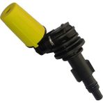Xiyu Shop Altın Tarzı Su Tabancası Şok Turbo Nozul 360 ° Gimbaled Yüksek Basınçlı Temizleyici Püskürtme Memesi Ipuçları Karcher Tetik Tabancaları Için Uygun (Yurt Dışından) - 0,2 mm