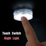 Xiyu Shop Ar Iç Dokunmatik Işık 5Led Mini Çatı Okuma Ampul Tavan Kubbe Gövde Kol Dayama Kutusu Led Ev Mutfak Dolap Dolap Flaşör (Yurt Dışından) - Renkli