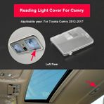Xiyu Shop Arka L Tarzı Toyota Camry Için Ön Arka Çatı Okuma Işık Kapağı Dome Harita Lambası Lens Üst Işık Lambası Kapağı (Yurt Dışından)