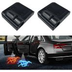 Xiyu Shop Chevrolet Için 1 Adet Kablosuz LED Araba Kapı Karşılama Lazer Projektör Logo Hayalet Gölge Gece Işıkları Bmw Için A-Udi Obd2 Araba Aksesuarları Kitleri (Yurt Dışından) - araba atmosfer ışığı - Renkli