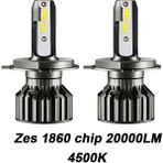 Xiyu Shop Çip Stilini Yükseltin 1860Z 4500K Ze H7 LED Oto Araba Far Ampülleri Mini H4 LED H11 H8 Hb4 H1 H3 Hb H27 Lm LED Lamba Sis Lambası 12V (Yurt Dışından) - araba ampulü - Beyaz