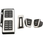 Xiyu Shop Dinlenme ile 4 Adet mt Carmilla Paslanmaz Çelik Araba Pedalı Ayak Istirahat Pedalları Plaka Kapak Volkswagen Vw Golf 7 Için Mk7 Gtı Skoda Octavia A7 Rapid Lhd (Yurt Dışından)