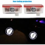 Xiyu Shop Elma Ağacı Logosu 2X Mercedes Benz Glc Sınıfı Amg Led Araba Kapı Logosu Lazer Projektör Işık Şekillendirici Logo Işığı Aksesuarları (Yurt Dışından) - Renkli