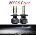 Xiyu Shop H1 Stili 8000K 2 Adet H1 H3 H4 H7 LED Ampul H8 H11 Hb Hb Araba Far Ampülleri Lm 8000K Araba Işıkları Otomobiller 12V Sis Lambası (Yurt Dışından) - araba ampulü - Beyaz