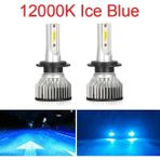Xiyu Shop H11 Stili 12000K Mavi Renk Mini Cob LED H4 Araba Far H7 H1 LED H3 H8 H9 H11 Hir Hb Hb Canbuk Oto Sis Lambası Turbo Ampuller 12V 24V (Yurt Dışından) - araba ampulü - Beyaz