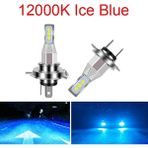 Xiyu Shop H11 Stili 12000K Mavi W Lm Araba LED Far H1 H3 H4 H7 H8 H Hb Hb4 Uzun Far Oto Işıkları Ampul Otomobiller Turbo Sis Lambası (Yurt Dışından) - araba ampulü - Beyaz