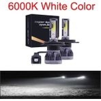 Xiyu Shop H11 Stili 6000K Muxall H1 H3 LED Far Ampülleri H7 LED Araba Işıkları H4 LED 880 H11 Hb Hb Hk 4300K ​​80W Lm Otomatik Farlar (Yurt Dışından) - araba ampulü - Beyaz