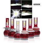 Xiyu Shop H11 Stili 6000K Pampsee H7 LED H4 LED H11 Araba Işık H3 H1 LED Far Hb3 Hb H8 H9 LED Ampuller 12V 8000K 6000K Lamk Ampul (Yurt Dışından) - araba ampulü - Beyaz