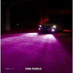 Xiyu Shop H11 Stili Pembe Otomatik Ön Sis Ampulleri Çift Renkli 55W H11 H3 H Hb Hb H27 LED Işıklar Beyaz Sarı Mavi Kırmızı Pembe (Yurt Dışından) - araba ampulü