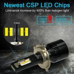 Xiyu Shop H11 Stili Siyah 1905 Roadsu H7 LED H4 H1 Araba Far Ampülleri LED H11 H3 H13 H Lm 80W Araba Işıkları Otomobiller Oto Lambası (Yurt Dışından) - araba ampulü - Beyaz