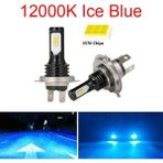 Xiyu Shop H3 Stili 12000K Mavi 2 Adet H7 H4 H11 H8 H1 H16 LED Araba Far Ampul Işın 24V 12V 80W Yüksek Güçlü Araba Sis Lambası 3000K 6000K Otomatik Far Lm (Yurt Dışından) - araba ampulü - Beyaz