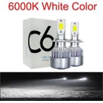 Xiyu Shop H3 Stili 6000K Oto Led Buz Ampul Için Led Far Araba Led Işık H4 H8 H Hb3 Bh4 H1 Otomobil Diyot Lambaları Led Ampul H7 Sis Lambası (Yurt Dışından) - Beyaz