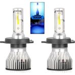 Xiyu Shop H3 Stili 8000K Buz Mavisi Lslight H13 LED Far Ampülleri Hılo Hk Araba Farları H1 H3 H7 H Otomatik Sis Lambası Mını Lamba (Yurt Dışından) - araba ampulü - Beyaz