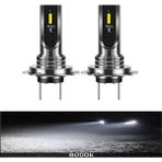 Xiyu Shop H3 Stili 8000K Süper Parlak Mini Zes H7 H11 H4 H1 H3 LED Işıkları Araba Farları 80W 6000K Lm Ampul Otomobiller Için Luces Para Oto Sis Lambası (Yurt Dışından) - araba ampulü - Beyaz