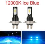 Xiyu Shop H3 Stili Siyah 12000K Mavi 2 Adet H4 H7 H11 H8 H Hb4 H Hb3 Mini Araba Far Ampülleri LED Lamba ile Lm Oto Sis Işığık 8000K (Yurt Dışından) - araba ampulü - Beyaz