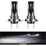 Xiyu Shop H4 Stili 8000K Süper Parlak Mini Zes H7 H11 H4 H1 H3 LED Işıkları Araba Farları 80W 6000K Lm Ampul Otomobiller Için Luces Para Oto Sis Lambası (Yurt Dışından) - araba ampulü - Beyaz