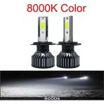 Xiyu Shop H7 Stili 8000K Muxall Mze Lmpair 80W H4 LED Far Ampülleri H7 Canbus H1 H3 H8 H11 Hb3 Hb4 Araba Far Sis Lambası 12V (Yurt Dışından) - araba ampulü - Beyaz